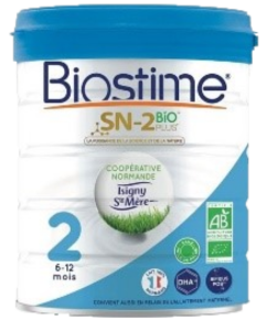 Le lait Biostime 2 de la marque Biostime® et ses avantages pour bébé